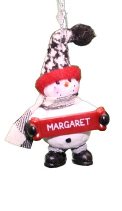 Cozy Snowman Ornament (Letters G - R) - -Country Christmas Loft a7nxp1zzy1kkvshzv3yd