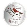 Roman When A Cardinal Appears - Glass Disc Ornament -Country Christmas Loft abcforzuh5nczlfm9hul