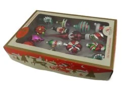 Kurt Adler Early Years Miniature Glass Ornament 12 Piece Set -Country Christmas Loft aduo8nvelmeqyasl8dyz