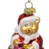 Kurt Adler 3 Inch Boxed Glass Ornament - Teddy Santa -Country Christmas Loft ah2idvmo3d3dtgzevsot