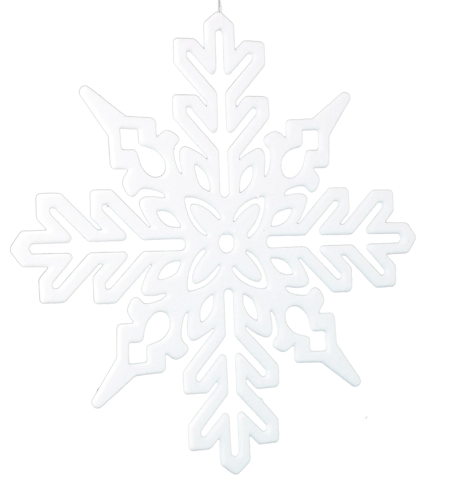 Glitter Snowflake 11 Inch Ornament - Heavy Sparkle - Die Cut 14 Glitter Snowflake 11 Inch Ornament - Heavy Sparkle - Die Cut - Image 12
