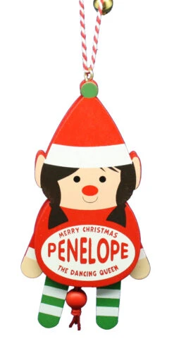 Dancing Wooden Ornament (L - Z) - -Country Christmas Loft ak4ovehfzb2qwaoih0b0