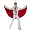 Kurt Adler Elvis Presley In White Suit With Red Cape Ornament -Country Christmas Loft ale1l2etcnnp1xhcs8dg