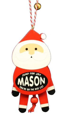 Dancing Wooden Ornament (L - Z) - -Country Christmas Loft amlj3yy8yftceskighvp