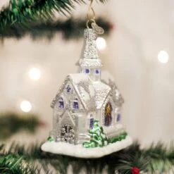 Old World Christmas Sparkling Cathedral Glass Blown Ornament -Country Christmas Loft ao5a8ha6sfbblketml3g