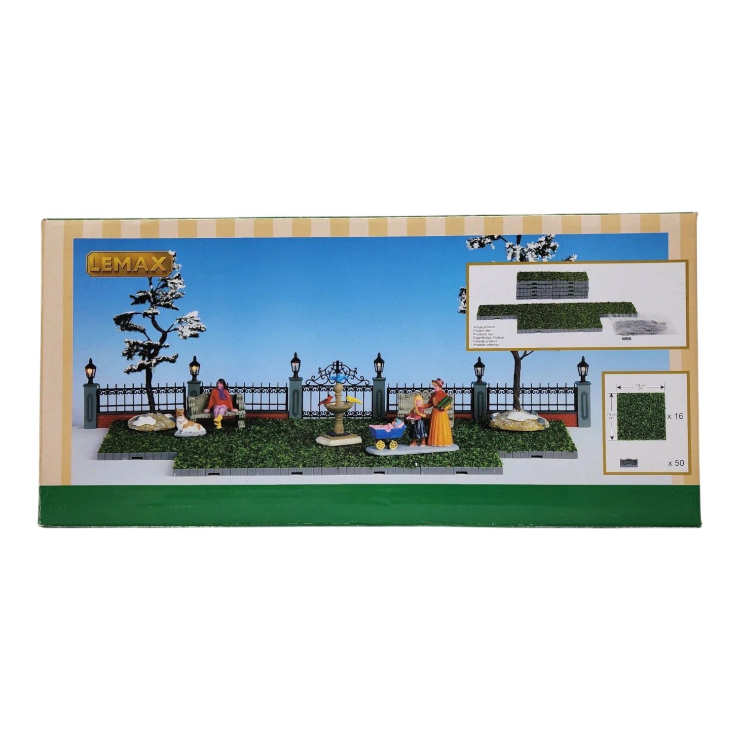 Lemax Complete Plaza Park Grass - 16 Pieces 5 Lemax Complete Plaza Park Grass - 16 Pieces - Image 3