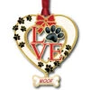 Dog Love Ornament -Country Christmas Loft aysnfukqw411trdn79gy