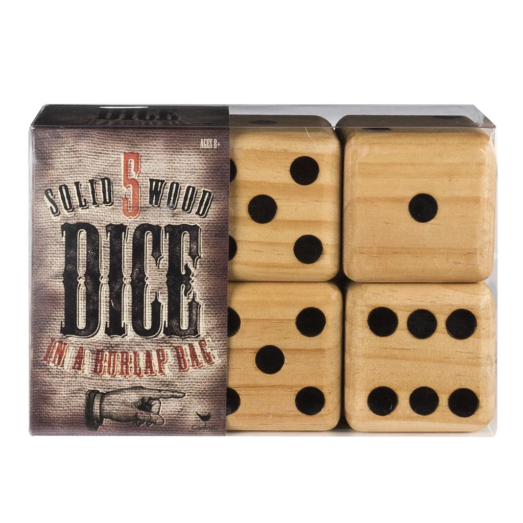 SpinMaster Giant Wooden Dice Set 3 SpinMaster Giant Wooden Dice Set
