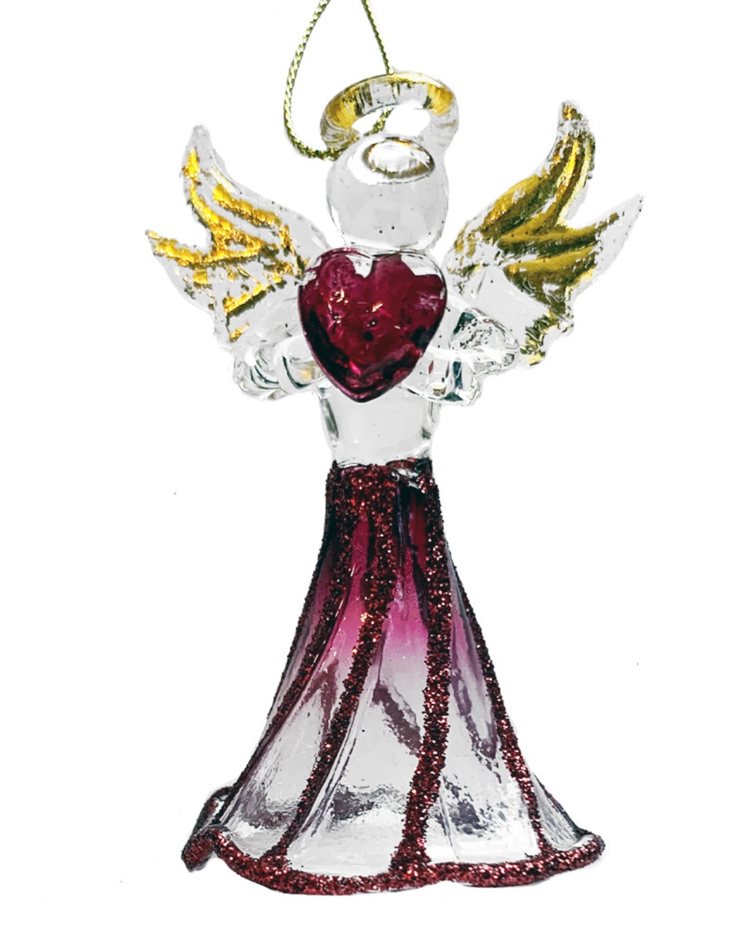 Kurt Adler Crystal Birthstone Angel Ornament - January 3 Kurt Adler Crystal Birthstone Angel Ornament - January