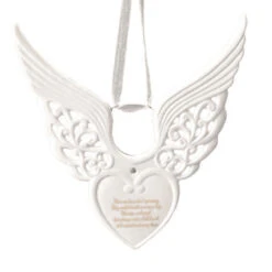 Roman Wing Heart Memorial Ornament -Country Christmas Loft bak0kthnzppktisjjjgs