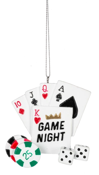 Game Night Ornament - Casino 3 Game Night Ornament - Casino