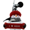 Cozy Snowman Ornament - I ♥ Mom -Country Christmas Loft bewvmh84sznygkq6ldl7