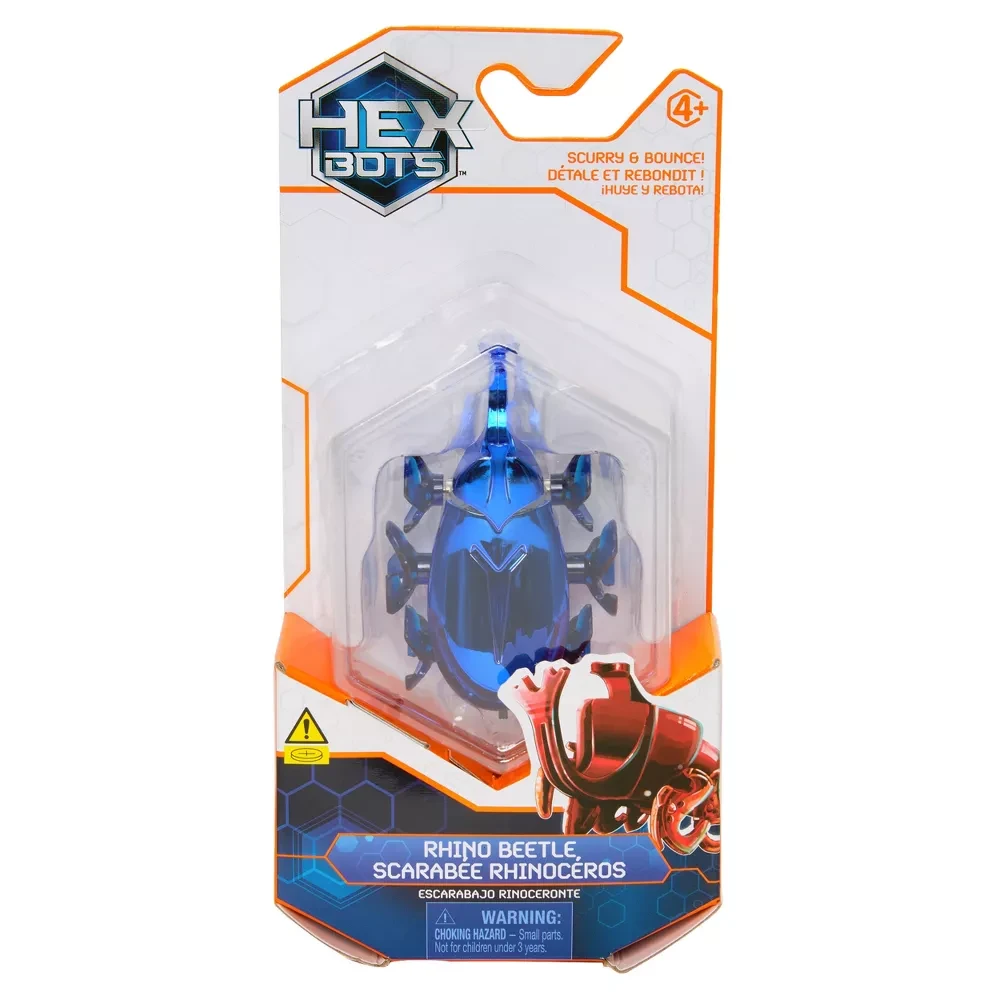 Hexbug Bots - Blue Rhino Beetle - Scarabee Rhinoceros 3 Hexbug Bots - Blue Rhino Beetle - Scarabee Rhinoceros