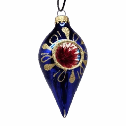 Krebs Value Glass Ornament 4 Pack - Vintage Teardrop Reflectors -Country Christmas Loft bfc3bdhhrfuufhfu6y0j