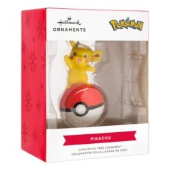 Pokémon Pikachu On Poké Ball Hallmark Ornament -Country Christmas Loft bhaty9xdauppyjqhjtu5