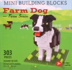 Mini Building Blocks - Farm Series - Dog