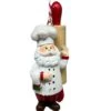 Resin Holiday Santa Chef With Rolling Pin Ornament -Country Christmas Loft bqu5czggsrsvbgez4d3y