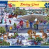Skating Pond - Seek & Find - 1000 Piece Jigsaw Puzzle -Country Christmas Loft bt8detmareldb5ujtgts