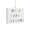 Hallmark Make Today Awesome - Marquee Board Ornament -Country Christmas Loft btdycyarvvlomnifwfem