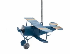 Kurt Adler Metal Biplane Ornament - -Country Christmas Loft bv2kpajhfn9wzzckt7mk