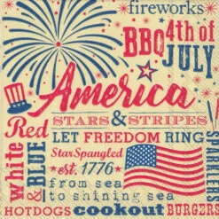 Fourth Of July Cocktail Napkin -Country Christmas Loft bvkxbhq8rlkxc77lvfrt