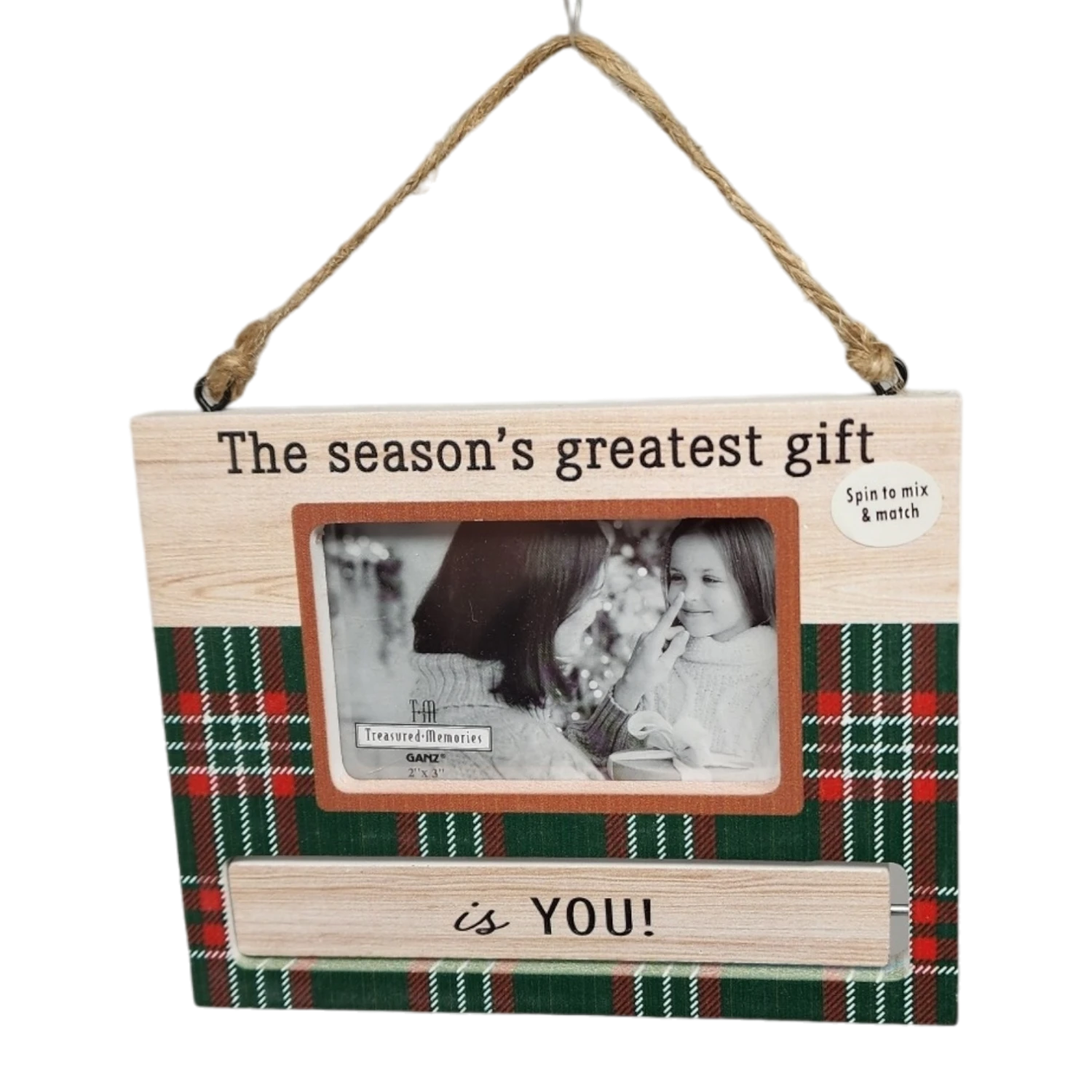 Spinning Frame Ornament - The Season's Greatest Gift 5 Spinning Frame Ornament - The Season's Greatest Gift - Image 3