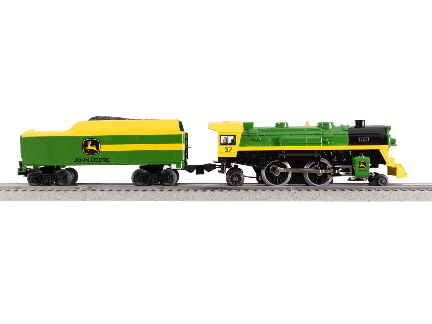 Lionel John Deere Steam Freight Lionchief Set 7 Lionel John Deere Steam Freight Lionchief Set - Image 5