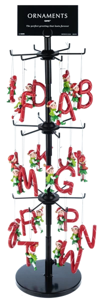 Kindness Elves Monogram Ornament -