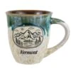 Mountain Scene Drip Glaze Mug - Green -Country Christmas Loft ccebm9fdjq8bonb4ywtl