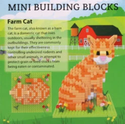Mini Building Blocks - Farm Series - Cat -Country Christmas Loft ceejbctb2pvaos683gfe