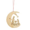 Wooden Holiday Icon Ornament - Crescent Moon - Nativity -Country Christmas Loft chy7m4quhlegdx3liowl