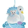 Kurt Adler Swan - Babies First Christmas Ornament - Blue