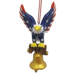 Kurt Adler American Eagle With Bell Ornament -Country Christmas Loft d0lfqjwbecfdquoxxdkv