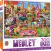 Medley - Dog Gone Days 300 Piece Ez Grip Puzzle -Country Christmas Loft d7yc9iguw6ulrxxj97yy