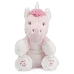 Animated Unicorn ABC 123 Plush