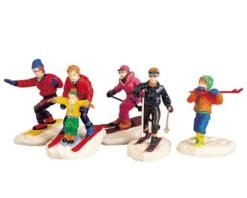 Lemax Winter Fun Skiers - 5 Piece Set 10 Lemax Winter Fun Skiers - 5 Piece Set -Country Christmas Loft db9o62lt41q6mkqr6hhe