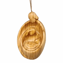 Modern Style Nativity Scene Ornament - Olive Wood - 3.5 Inch -Country Christmas Loft dkzx2wvuwahbbjua7bp8