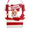 Kurt Adler Dog Kisses - Kissing Booth Ornament - Corgi -Country Christmas Loft dlojharaodwqy7tbzins