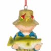 Happy Fisherman Ornament - Fishing Makes Me Happy -Country Christmas Loft dm9v62vms0w70ffmbvrt