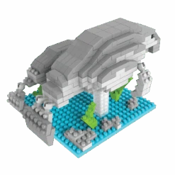 Mini Building Blocks - West Indian Manatee -Country Christmas Loft dmqz1gwnpkynhjcndzqz