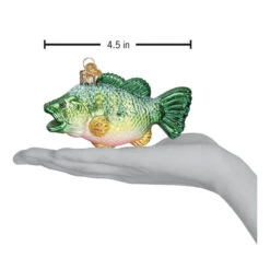Largemouth Bass Glass Ornament -Country Christmas Loft docnbh7rv0omlkie3ohz