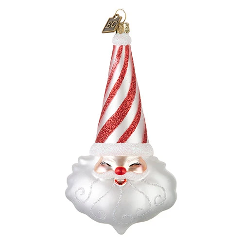 Peppermint Santa Ornament 3 Peppermint Santa Ornament
