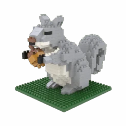 Mini Building Blocks - Gray Squirrel -Country Christmas Loft dxob52lc77q3mdlo4hl8