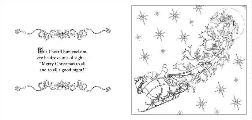 The Night Before Christmas Coloring Book: The Classic Edition 4 The Night Before Christmas Coloring Book: The Classic Edition - Image 2