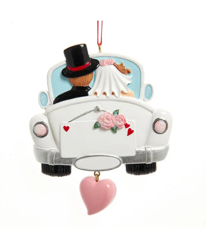 Kurt Adler Wedding Couple In Car Ornament 3 Kurt Adler Wedding Couple In Car Ornament