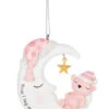 Teddy Bear Moon Ornament - Pink -Country Christmas Loft eaq0ovpwhk9dkpz51ogm