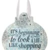 Festive Word Hanging Ornament - It's Beginning To Look A Lot -Country Christmas Loft ede7cc9zisro9vxoofyj