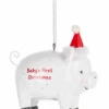 Piggy Bank Ornament - Baby's First Christmas -Country Christmas Loft edpeipqaoiqkbkimsu56