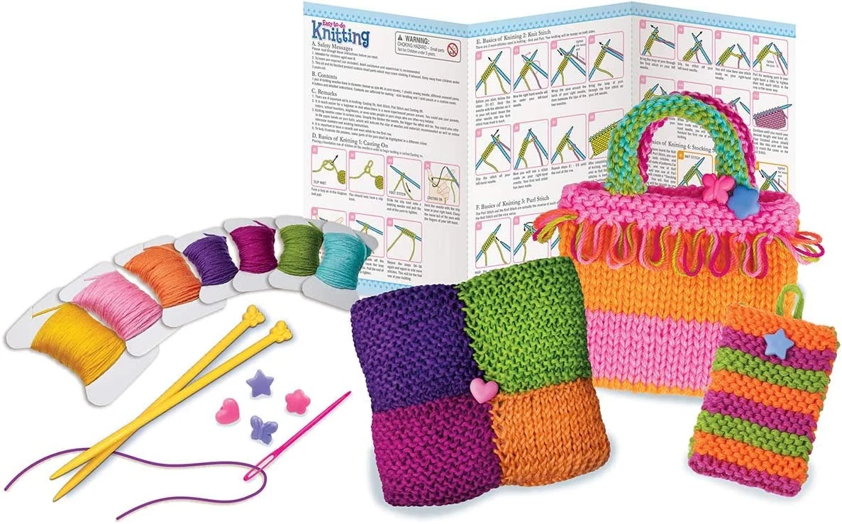 4M Easy To Do Knitting DIY Kit 5 4M Easy To Do Knitting DIY Kit - Image 3