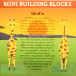 Mini Building Blocks - Giraffe -Country Christmas Loft eghiguz4xc0lr7sfwcif